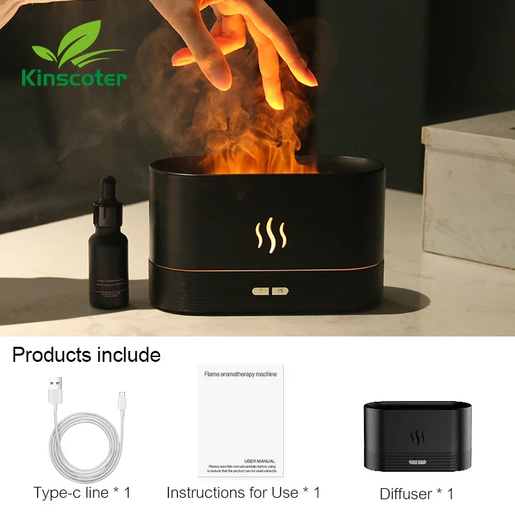 Diffuseur d'arôme, humidificateur d'air ultrasonique, brumisateur d'huile essentielle Led