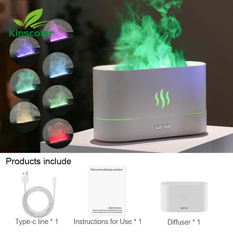 Diffuseur d'arôme, humidificateur d'air ultrasonique, brumisateur d'huile essentielle Led