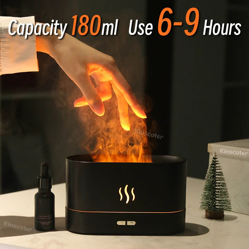Diffuseur d'arôme, humidificateur d'air ultrasonique, brumisateur d'huile essentielle Led