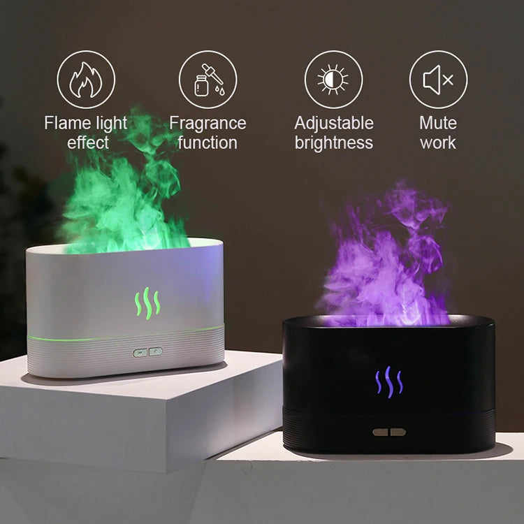 Diffuseur d'arôme, humidificateur d'air ultrasonique, brumisateur d'huile essentielle Led